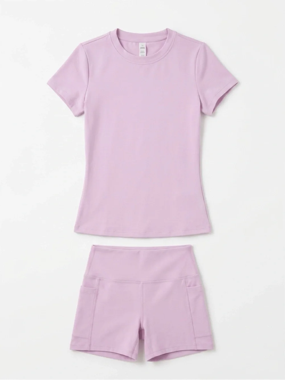 Viral Compression Activewear Matching Set | Pink | Large